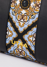 UTAA Midnight Panther Baroque Tote Bag - Sky Blue