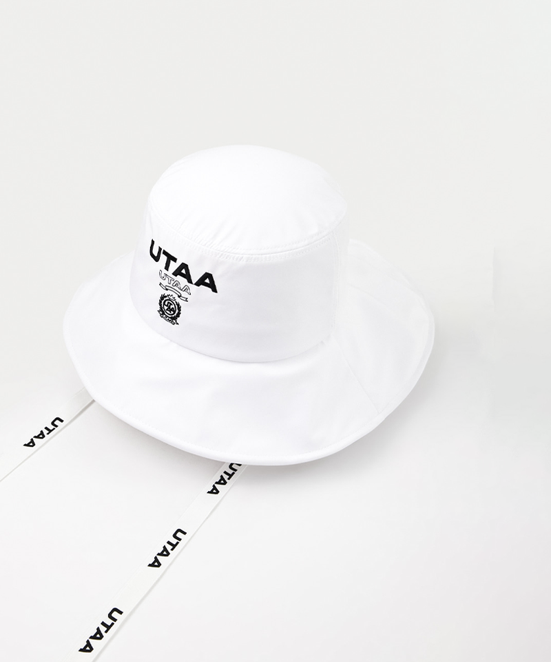 UTAA Women's Laurel Symbol Emblem Bucket Hat - White