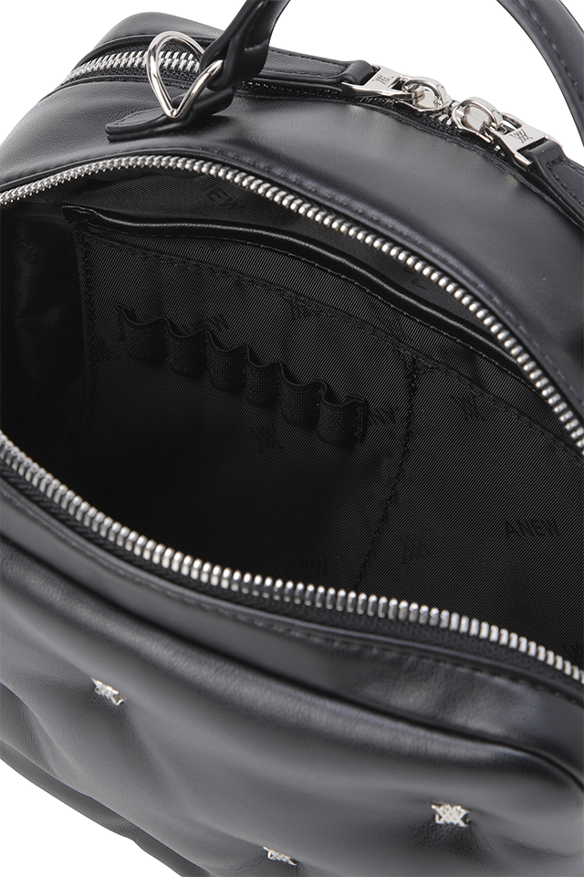 Women's Padded Color Pouch - Black