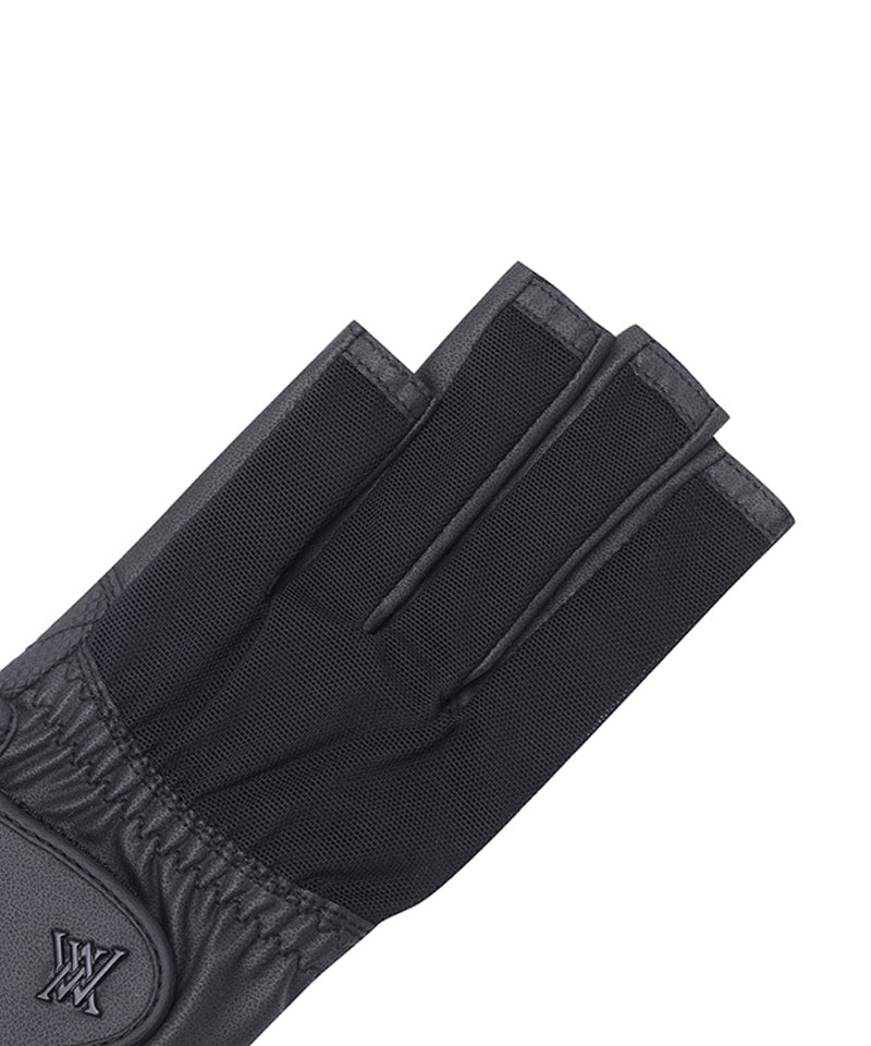 Women's Mesh Lace Glove (PAIR) - Black