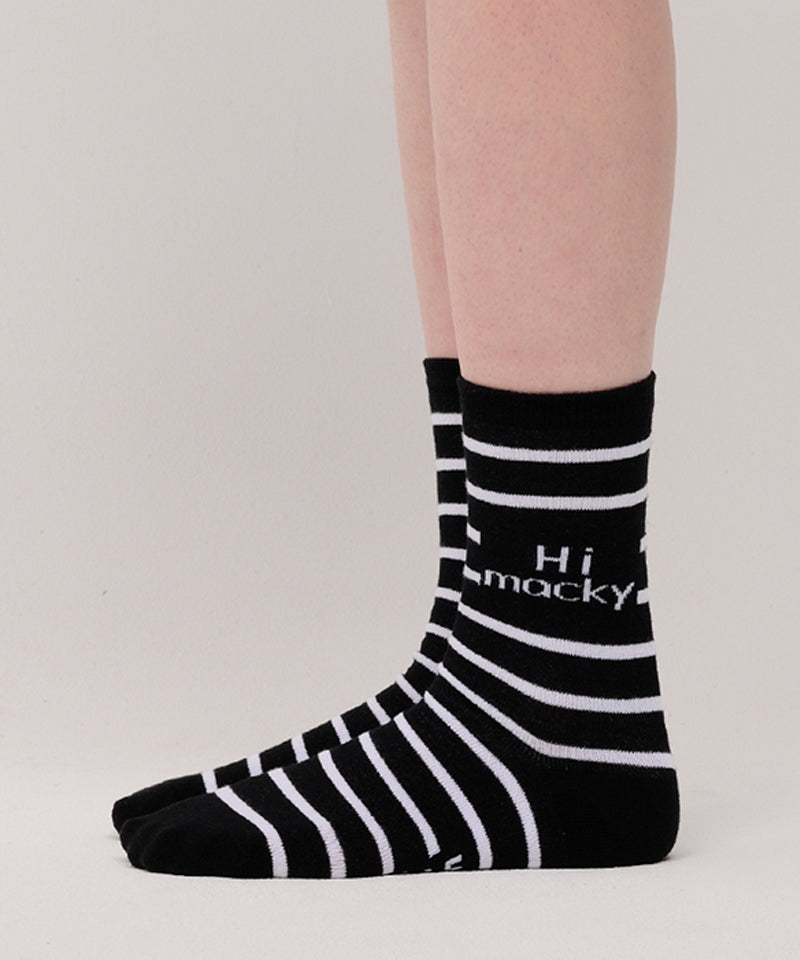 MACKY Golf: Hi Macky Stripe Socks - 3 Colors