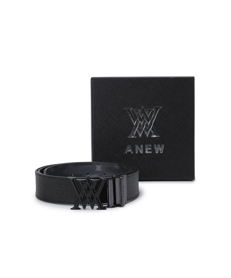 Men's Mosaic Reversible Belt - Black