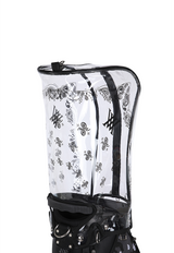 9 Unisex Paisley Stand Bag - Black