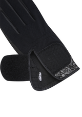 Women's Paisley Mesh Glove (PAIR) - Black