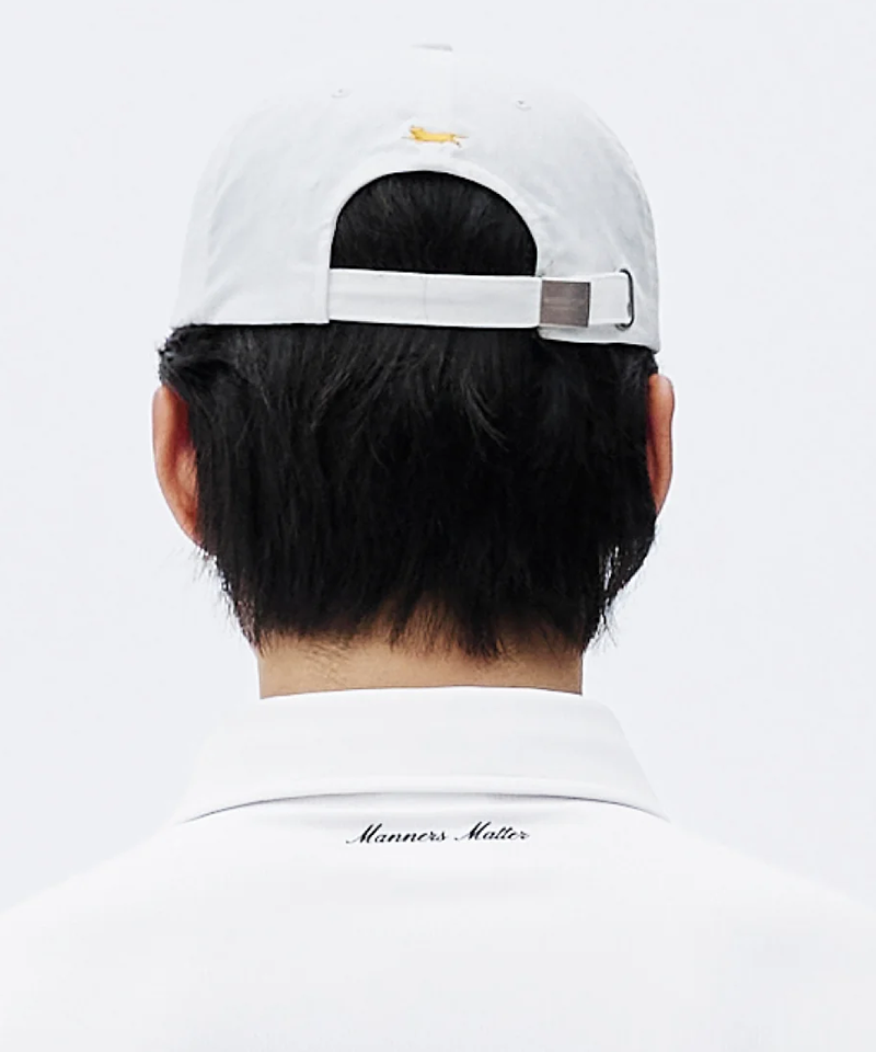 MCC Bio Washed Logo Ball Cap - Off White