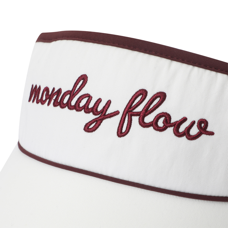 Monday Flow Line Wide Visor - White