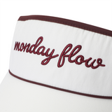 Monday Flow Line Wide Visor - White