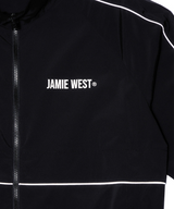 Jamie West No.9 High-Neck Packable Windbreaker - Black