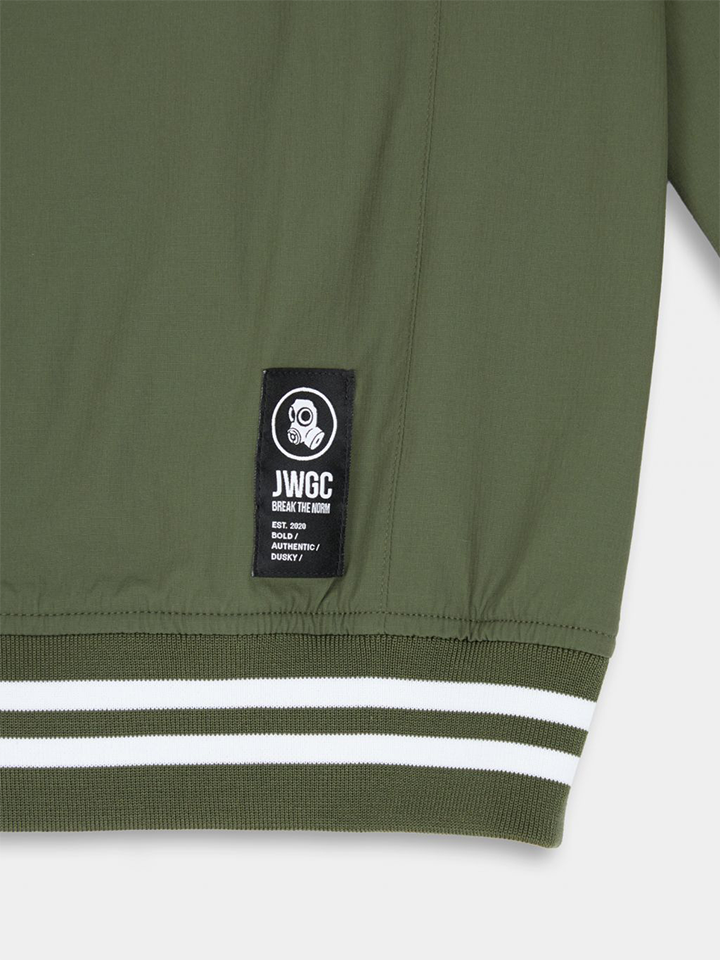 Jamie West US Roundneck Woven Pullover - Khaki