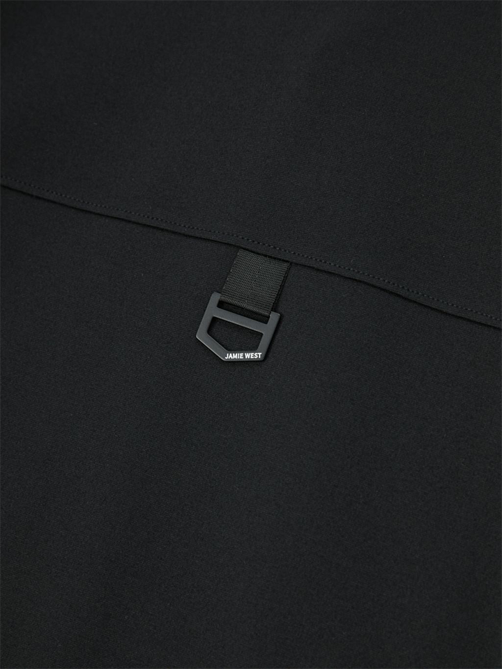 Jamie West Woven Pocket Shirts - Black