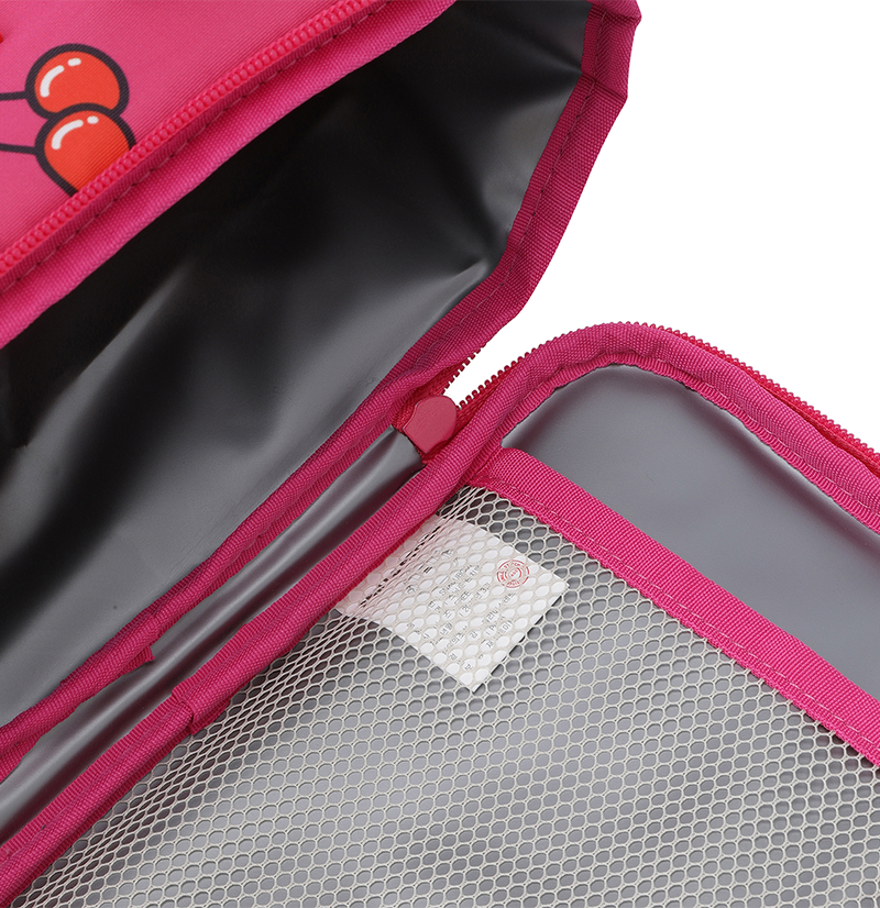 Lunch Cooler Bag Shoulder Strap Cherry - Pink