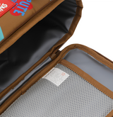 Lunch Cooler Bag Shoulder Strap Dog - Brown