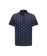 GG Men's Monogram Short Sleeve T-Shirt - Navy