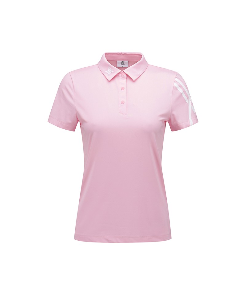 GG Women's Sleeve Print Short Sleeve T-Shirt - Pink