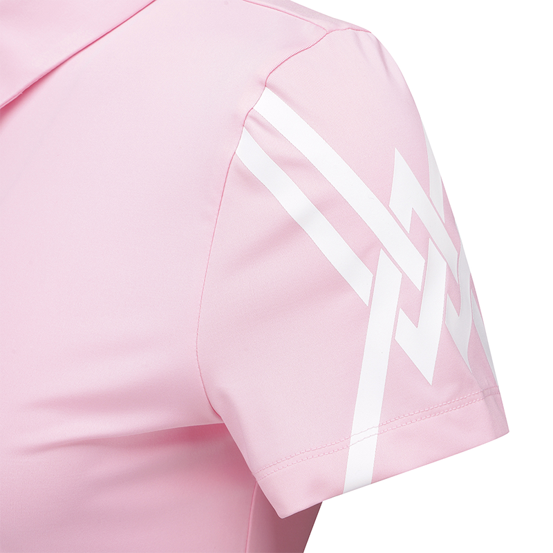 GG Women's Sleeve Print Short Sleeve T-Shirt - Pink