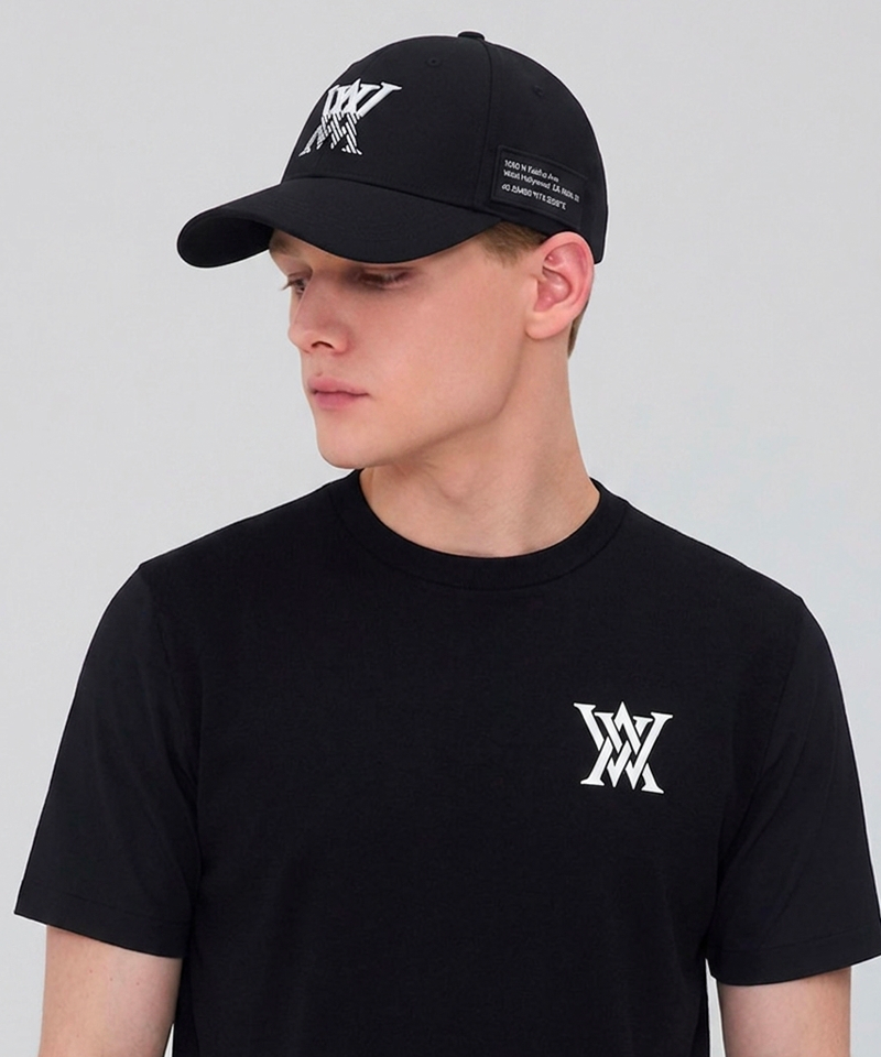 Uni Essential Cotton Cap - Black