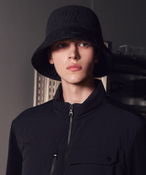 Uni Logo Stitch Padded Bucket Hat - Dark Grey