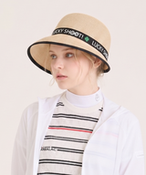 Castelbajac Women's Ribbon Tape Sun Cap - Beige