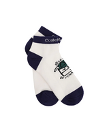 Castelbajac Men's Color Block Character Ankle Socks - Navy
