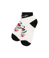Castelbajac Women's Color Block Character Ankle Socks - Black