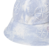 Castelbajac Women's Seersucker Pattern Ribbon Bucket Hat- 2 Colors