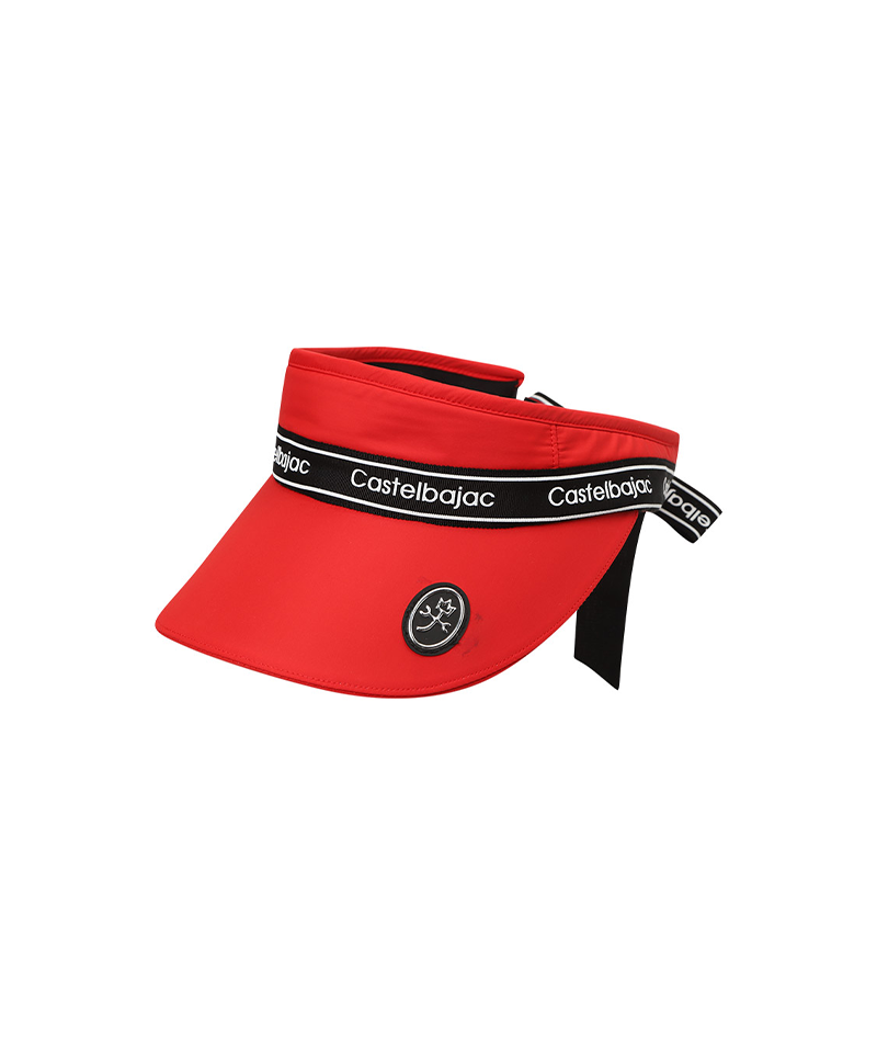 Castelbajac Women's Logo Tape Ribbon Sun Visor - 3 Colors