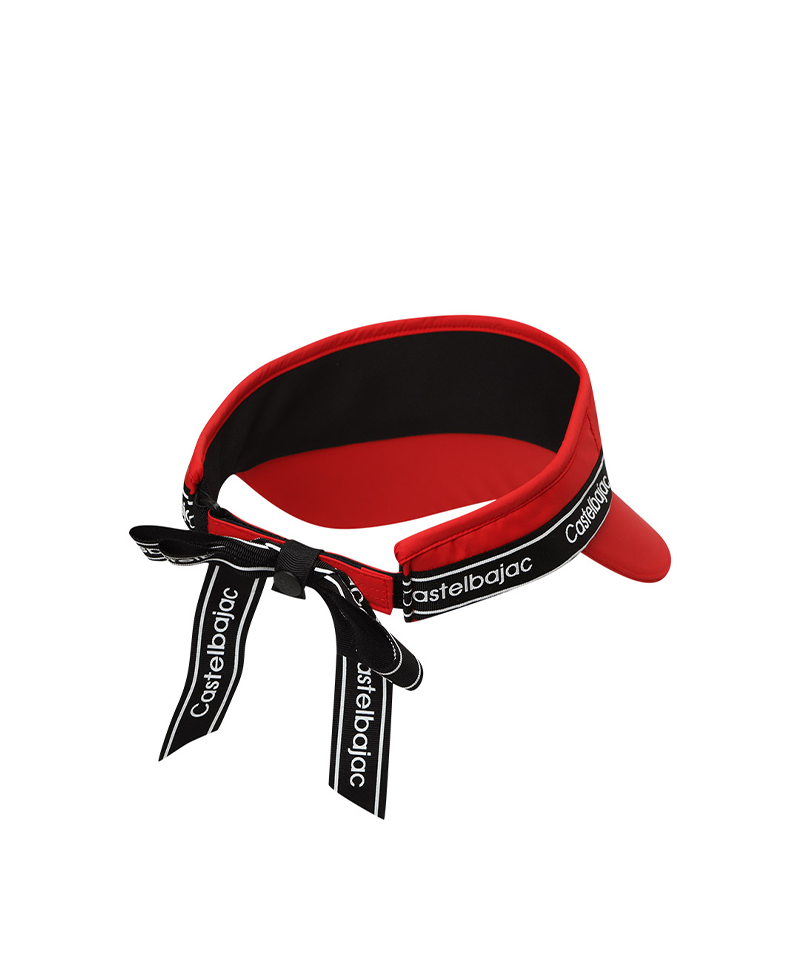 Castelbajac Women's Logo Tape Ribbon Sun Visor - 3 Colors