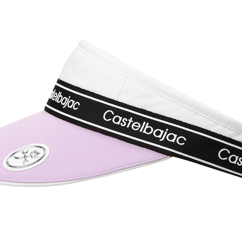 Castelbajac Women's Logo Tape Ribbon Sun Visor - 3 Colors