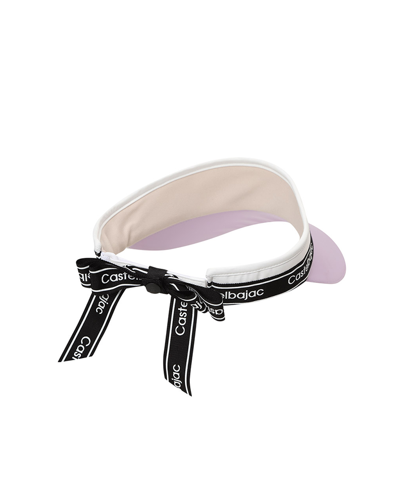 Castelbajac Women's Logo Tape Ribbon Sun Visor - 3 Colors