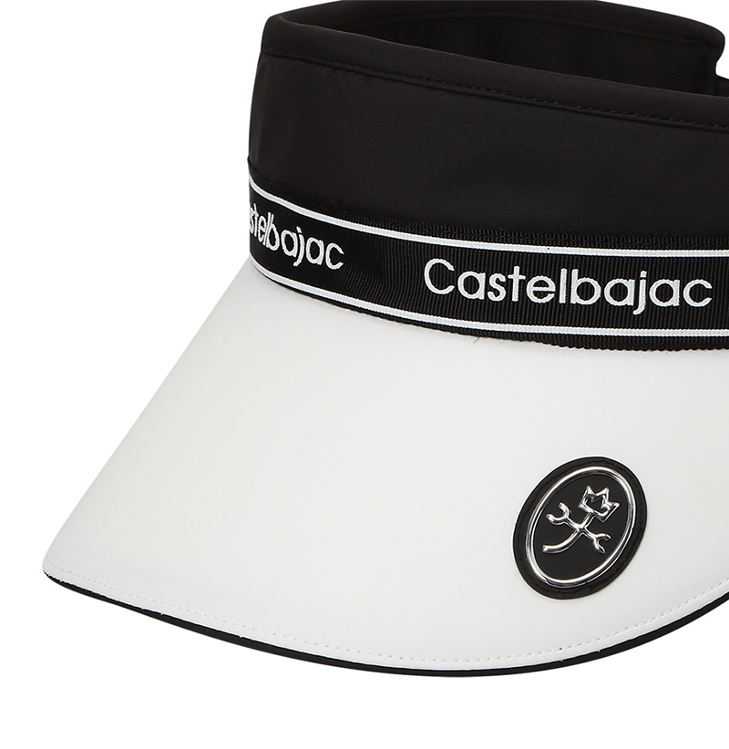 Castelbajac Women's Logo Tape Ribbon Sun Visor - 3 Colors