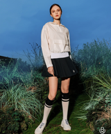OBER Golf Color Block Knee Socks Black
