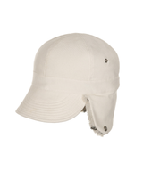 Dot Boa Earflap Cap Ivory