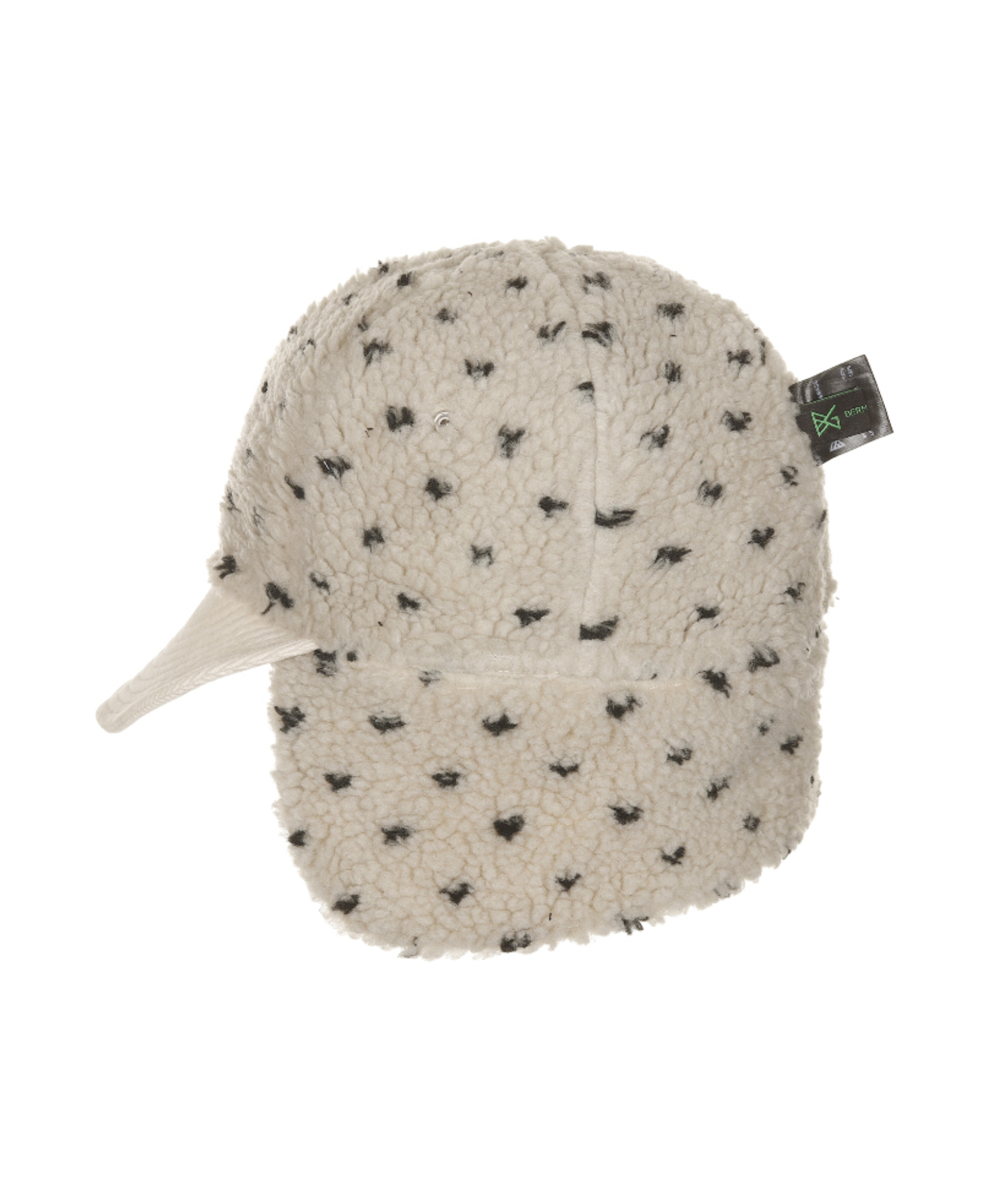 Dot Boa Earflap Cap Ivory