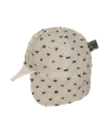 Dot Boa Earflap Cap Ivory