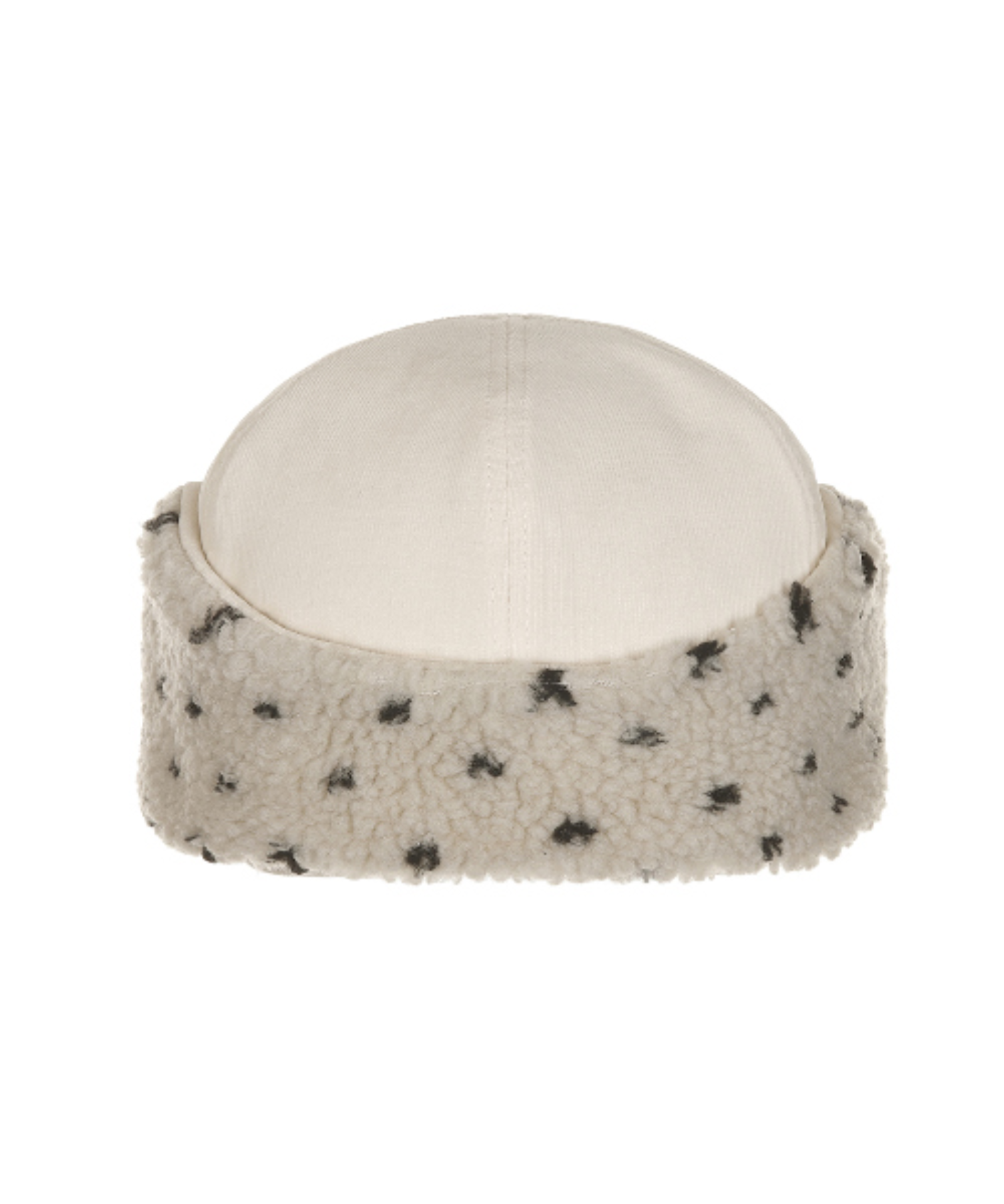 Dot Boa Earflap Cap Ivory
