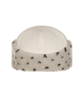 Dot Boa Earflap Cap Ivory