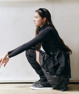 Knee-High Padded Leg Warmers Black