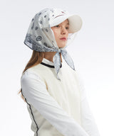 Monday Flow Paisley Triangle Scarf - White