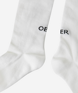 OBER Golf Monotone Color Blocking Socks Brown