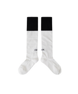 OBER Golf Monotone Color Blocking Socks Black