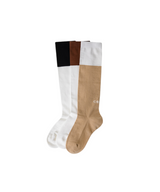 OBER Golf Monotone Color Blocking Socks Black
