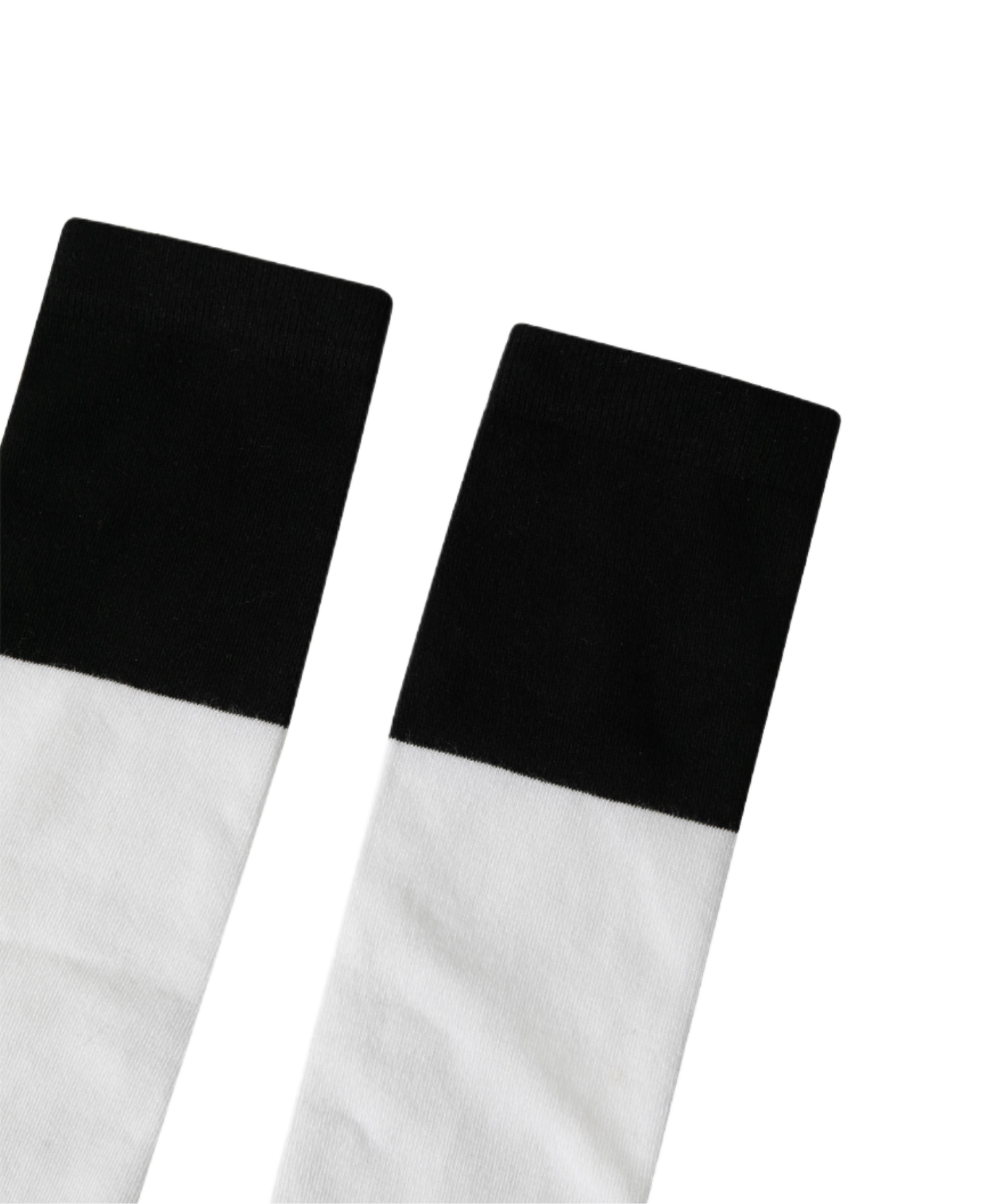 OBER Golf Monotone Color Blocking Socks Black