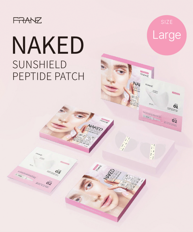 NAKED SunShield Peptide Patch L size (5ct)