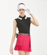[TOP DEAL] Pelsi Punched Pleated Skirt - Pink