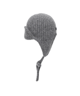 Monday Flow Soft Earflap Beanie Gray