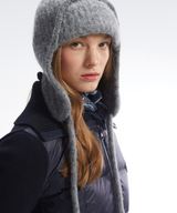 Monday Flow Soft Earflap Beanie Gray