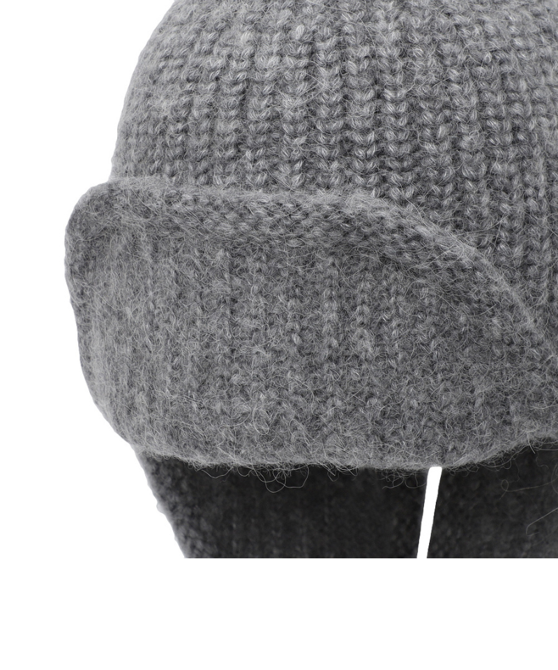 Monday Flow Soft Earflap Beanie Gray