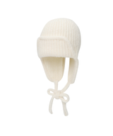 Monday Flow Soft Earflap Beanie Ivory