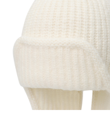 Monday Flow Soft Earflap Beanie Ivory