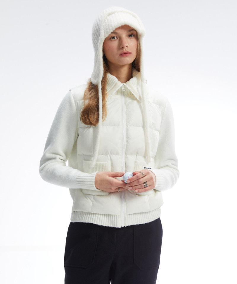 Monday Flow Soft Earflap Beanie Ivory